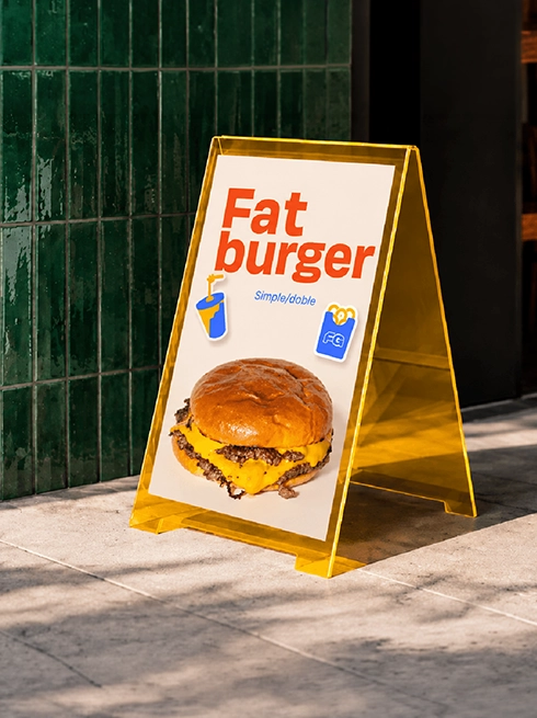 carteleria hamburgueseria